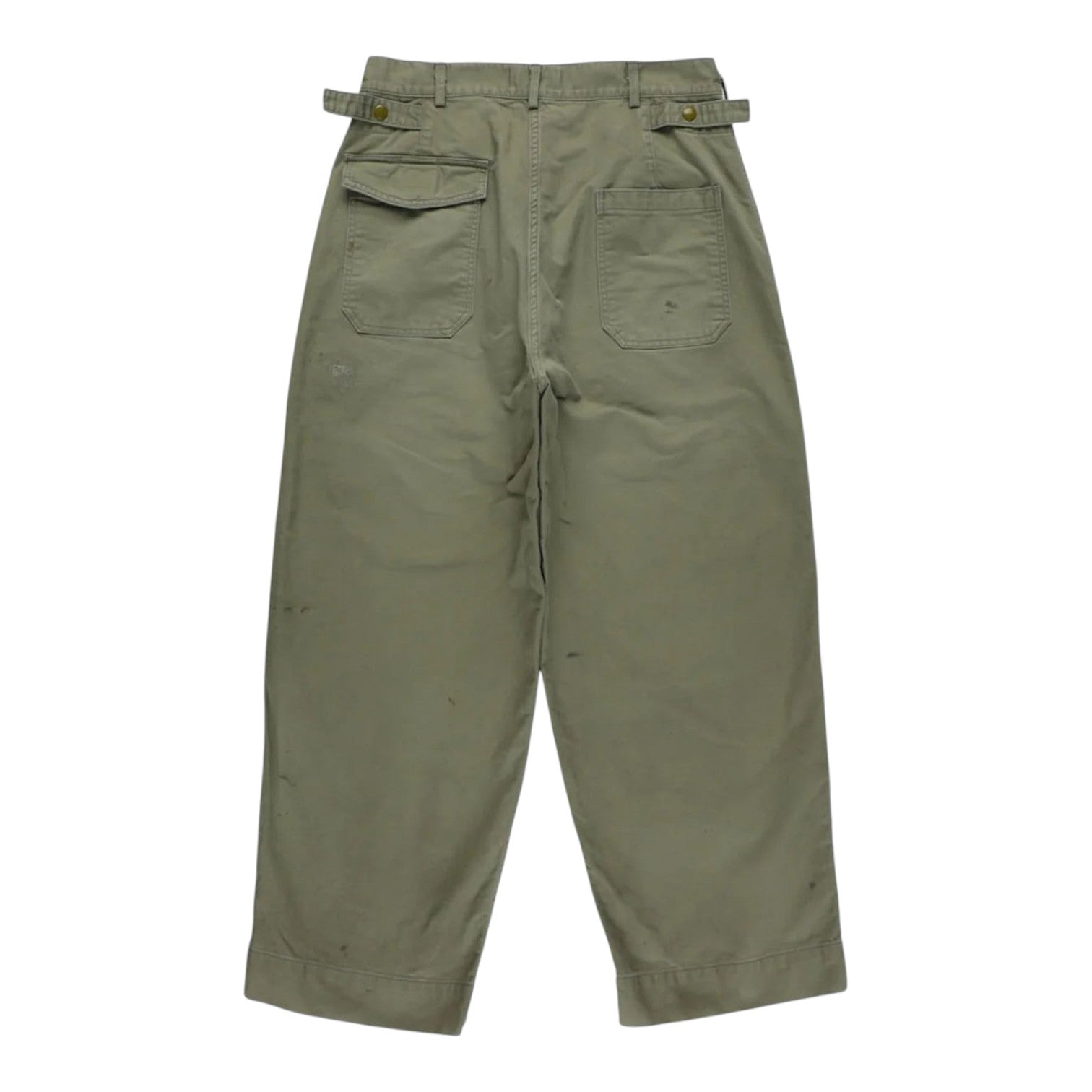 BOWWOW]REPAIRED USAF MECHANIC PANTS/AGED SAGE GREEN(BW252-RUMP