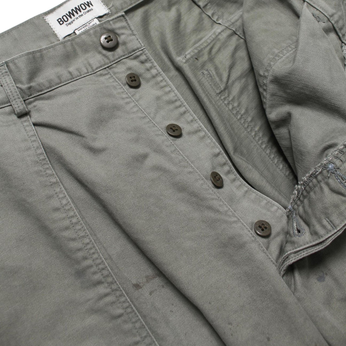 [BOWWOW]REPAIRED USAF MECHANIC PANTS/AGED SAGE GREEN(BW252-RUMP)