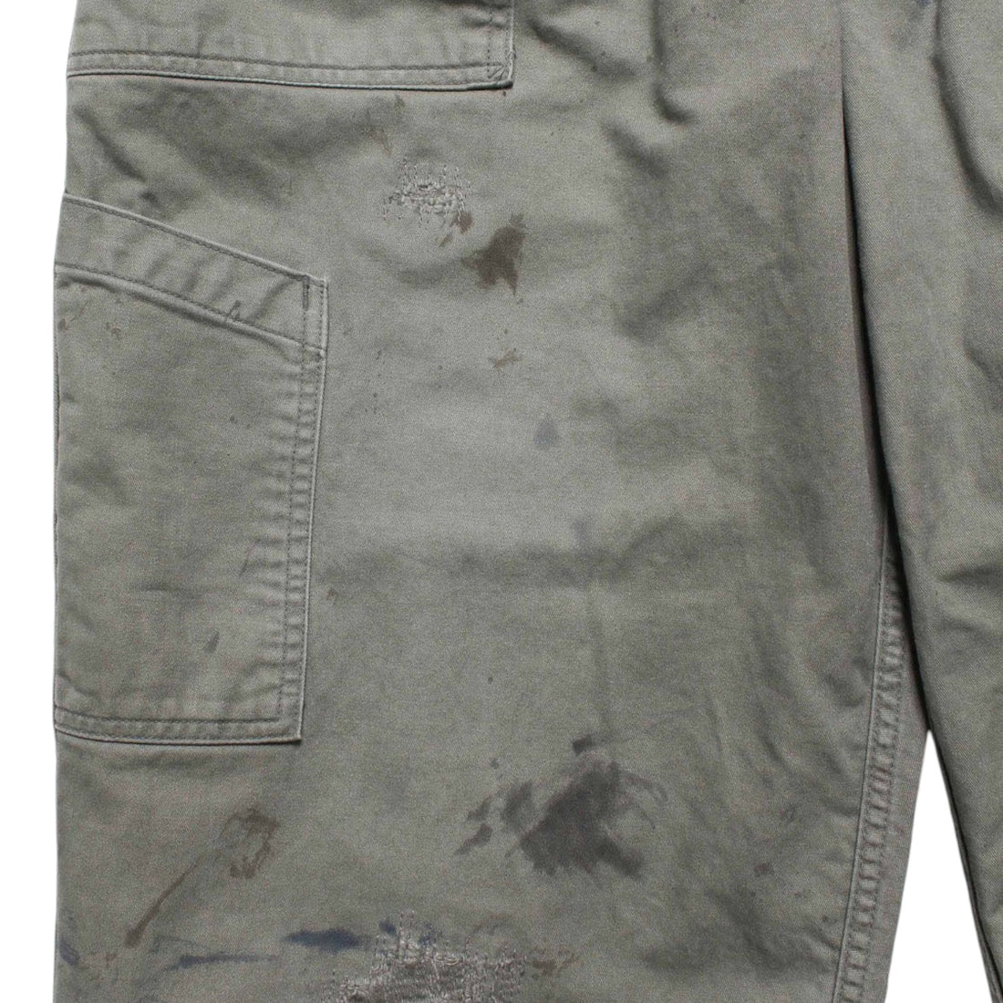[BOWWOW]REPAIRED USAF MECHANIC PANTS/AGED SAGE GREEN(BW252-RUMP)