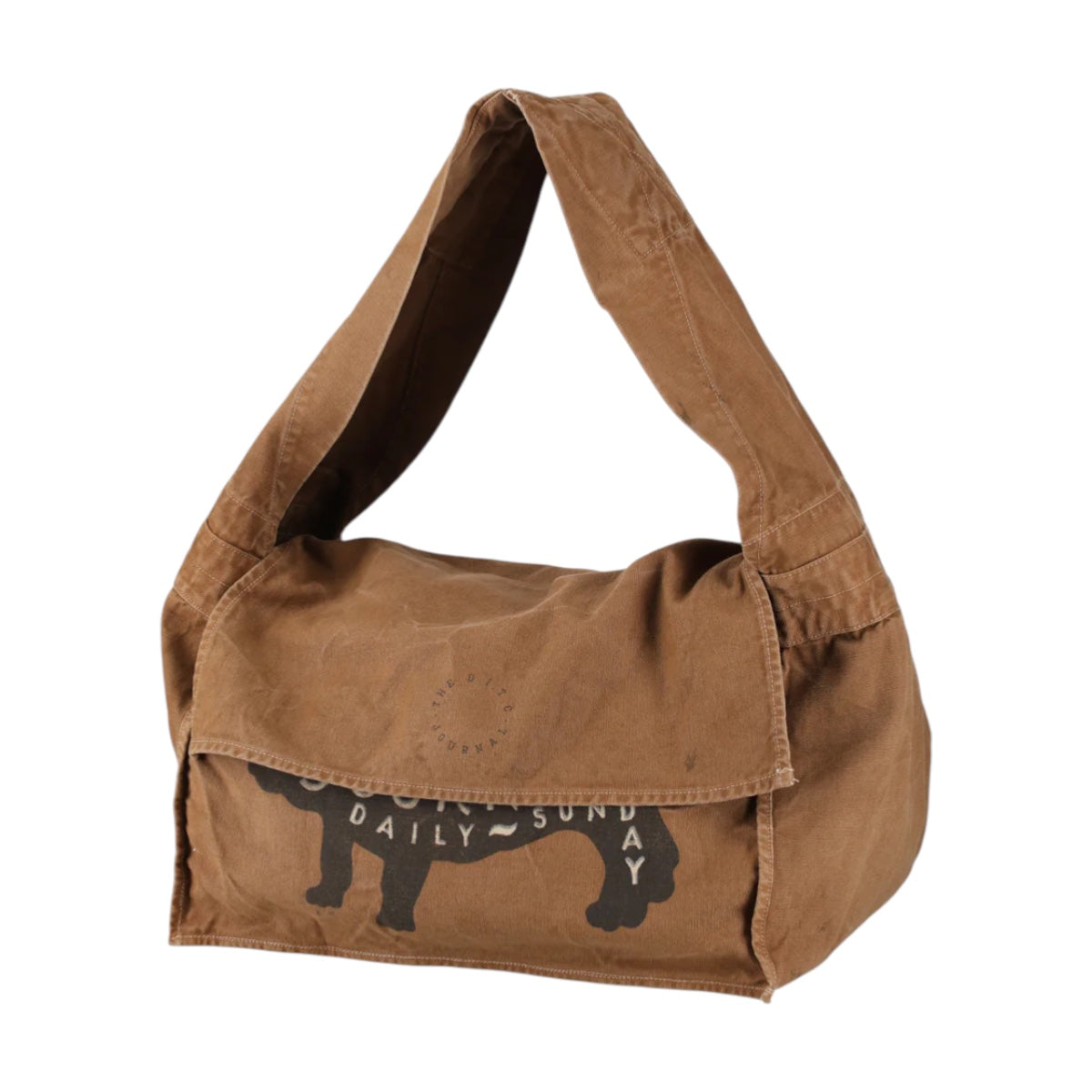 BOWWOW]THE BOW WOW JOURNAL NEWSPAPER BAG AGED/BROWN(BW261-BJNB