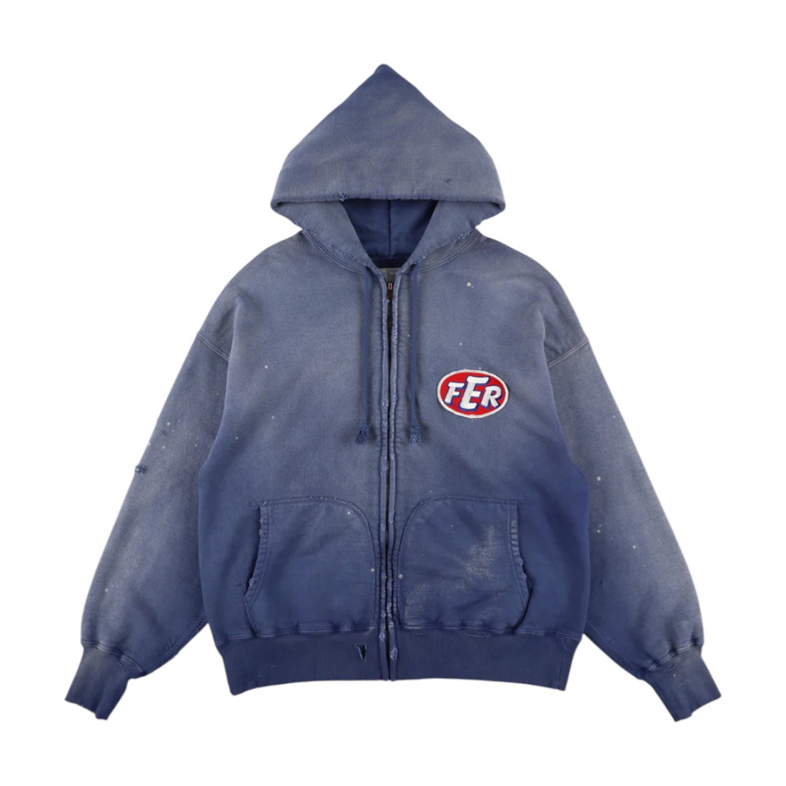 [BOWWOW]FER MOTORSPORT ZIP HOODIE AGED/BLUE(BW261-FMSZH)