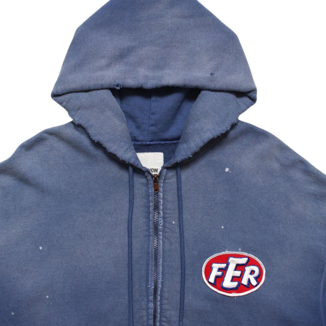 [BOWWOW]FER MOTORSPORT ZIP HOODIE AGED/BLUE(BW261-FMSZH)