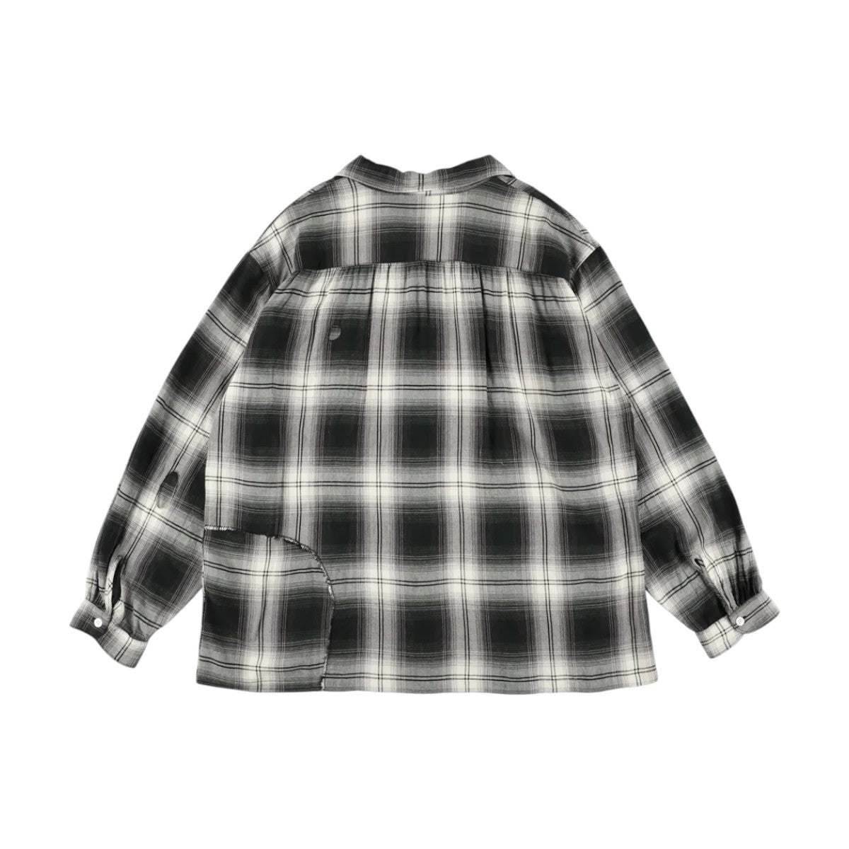 BOWWOW]REMADE RAYON PLAID SHIRT AGED(BW261-RRPS) – R&Co.