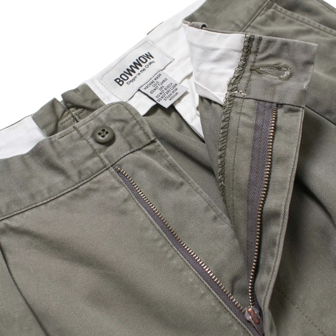 [BOWWOW]US ARMY CHINO SHORTS AGED/OLIVE(BW261-UACS)