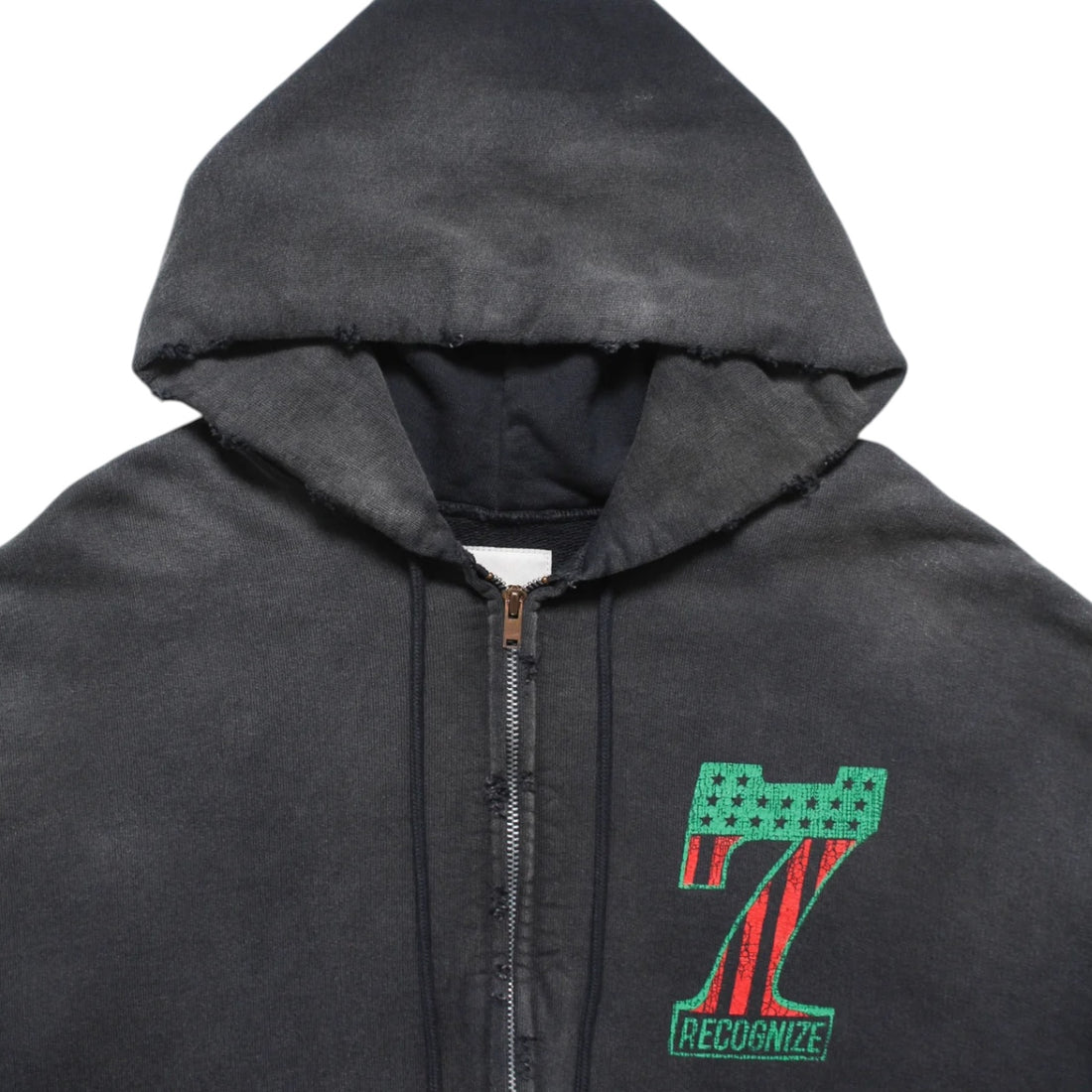 [BOWWOW]#7 VINYL ZIP HOODIE AGED/BLACK(BWRC261-7VZH)