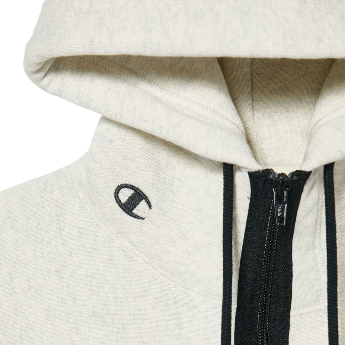 [N.hoolywood]×Champion ZIP HOODIE/OATMEAL(C8-C127)