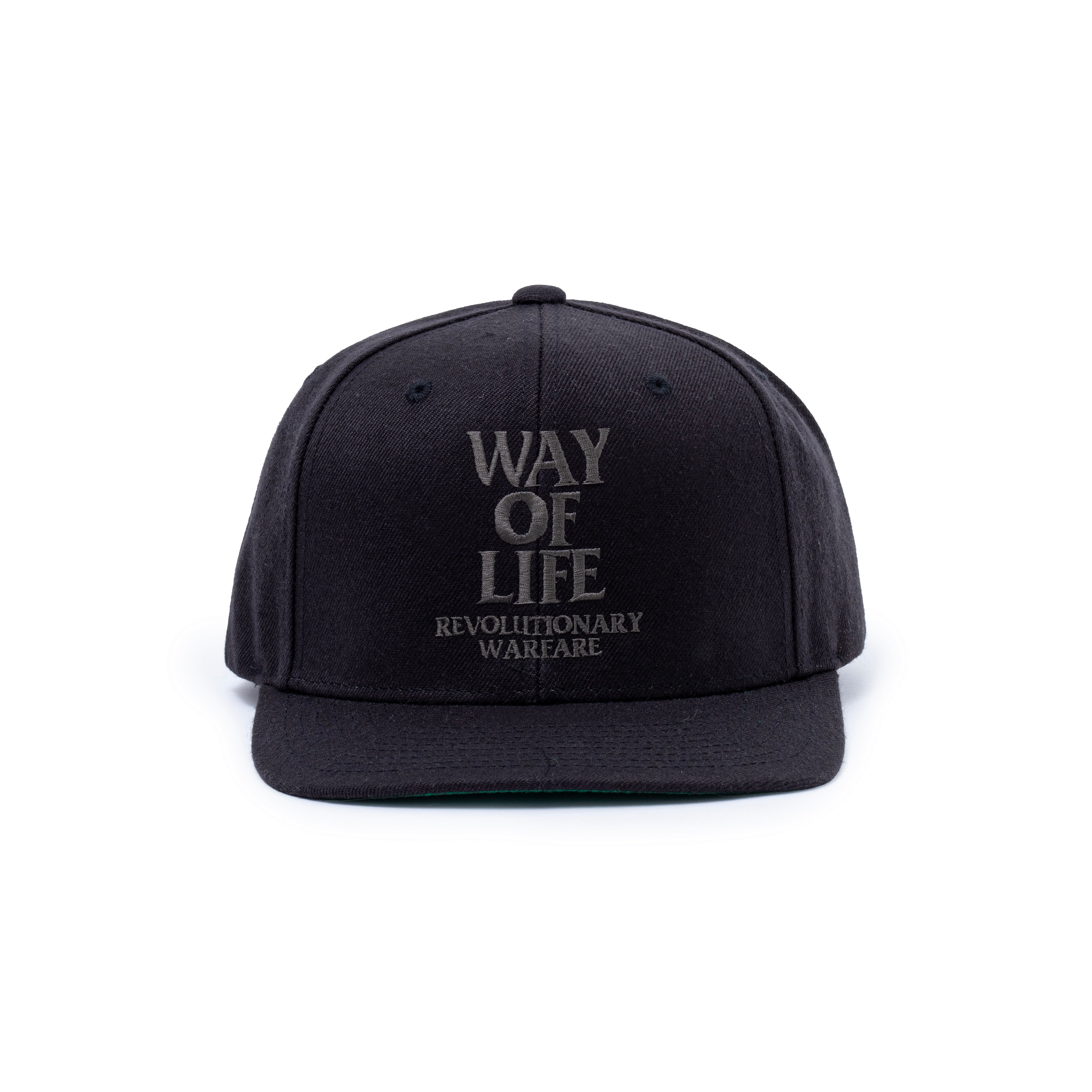 RATS]EMBROIDERY CAP (WAY OF LIFE)/BLACK/CHARCOAL – R&Co.
