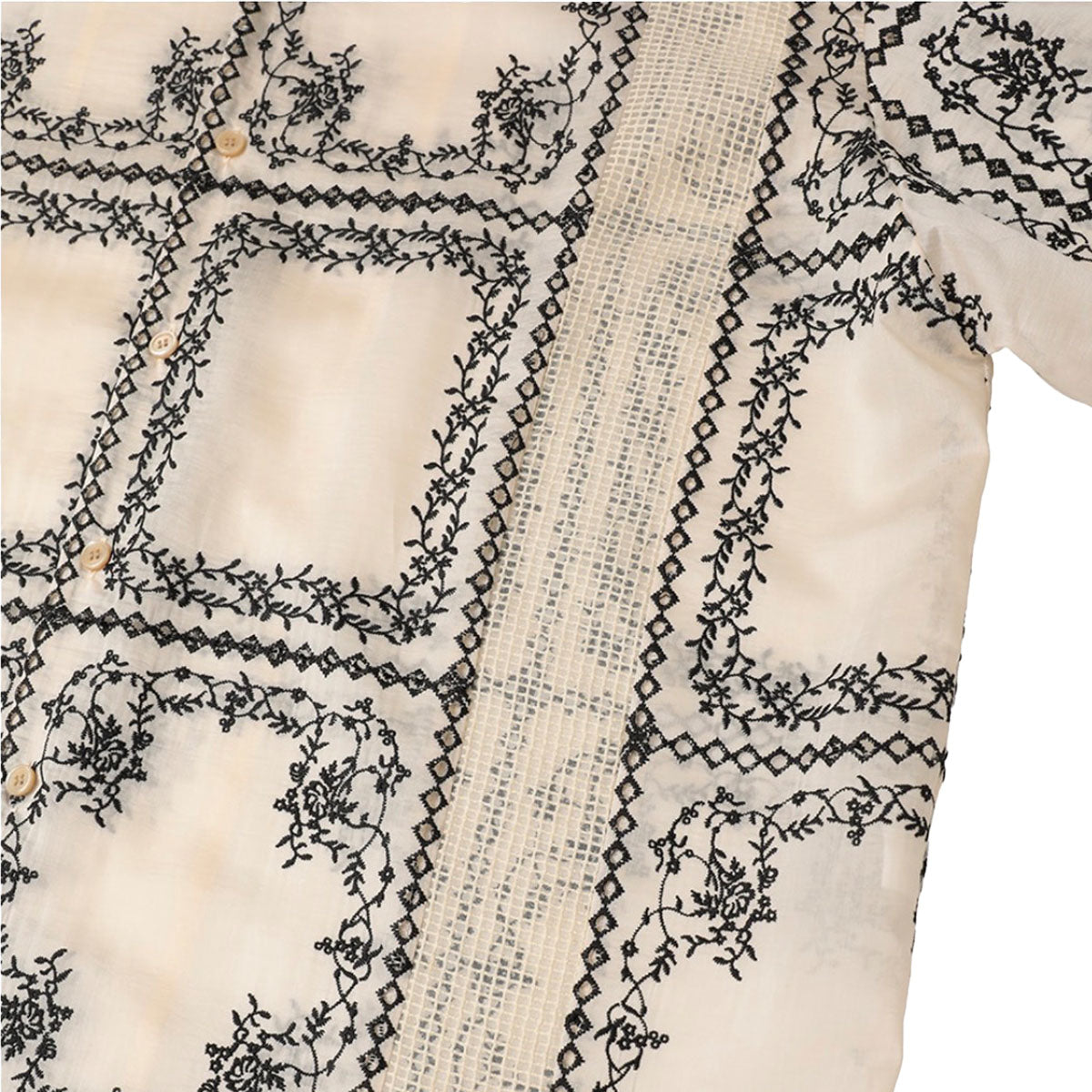 CLANE]EMBROIDERY LACE BOX SHIRTS(10122-4263) – R&Co.