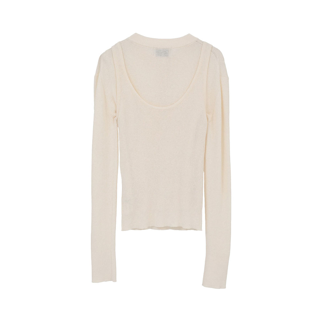 [CLANE]BUTTON CARDIGAN TANK SET(11106-2093)
