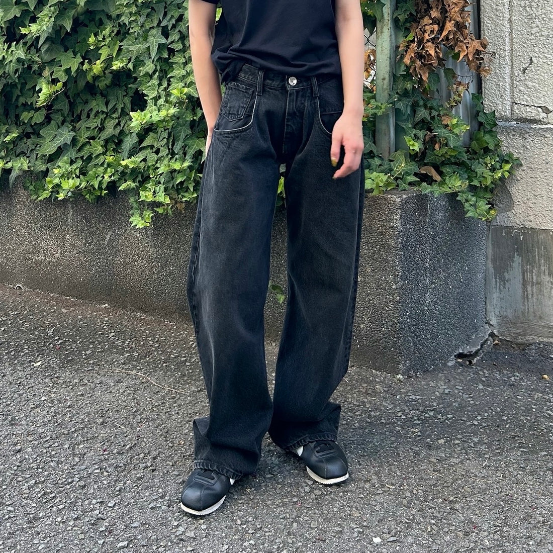 [Maison Margiela]PANTALONE 5 TASCHE/BLACK(S51LA0052-S3074)