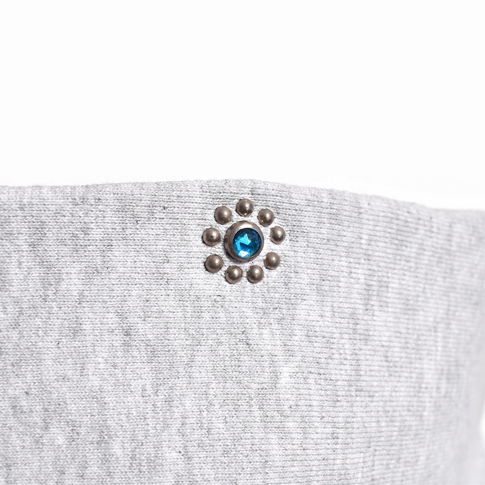 [STANDARD CALIFORNIA]HTC Sweat Shirt #Laap Flower Stone Hood/GRAY(SWZAA540)