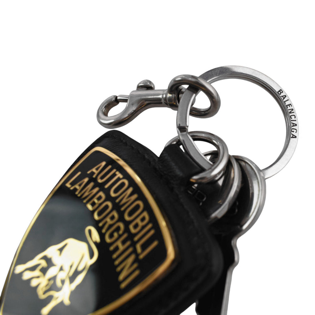 [BALENCIAGA]BAL × L SHIELD CHARM/BLACK(8355222ABZD)