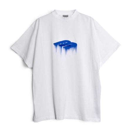[BALENCIAGA]Wet Brush Oversized T-Shirt/WHITE(850345TUVJ8)