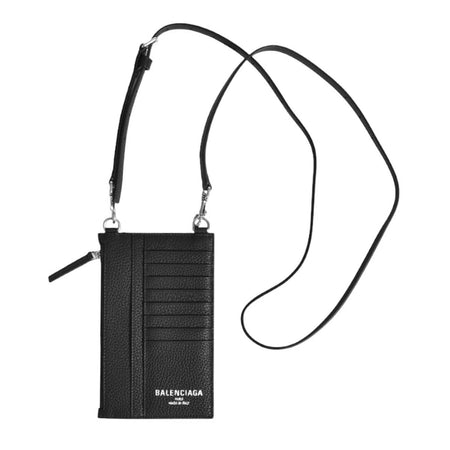 [BALENCIAGA]CREDIT PHONE HOLDER/BLACK(8354482ABV0)