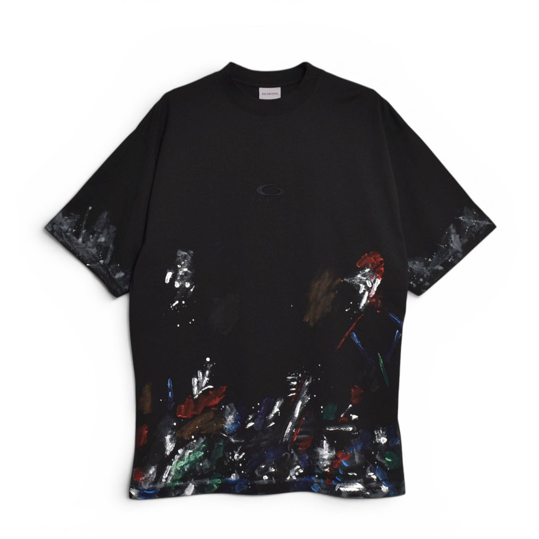 [BALENCIAGA]Medium Fit T-Shirt/BLACK(764235TUVJ7)