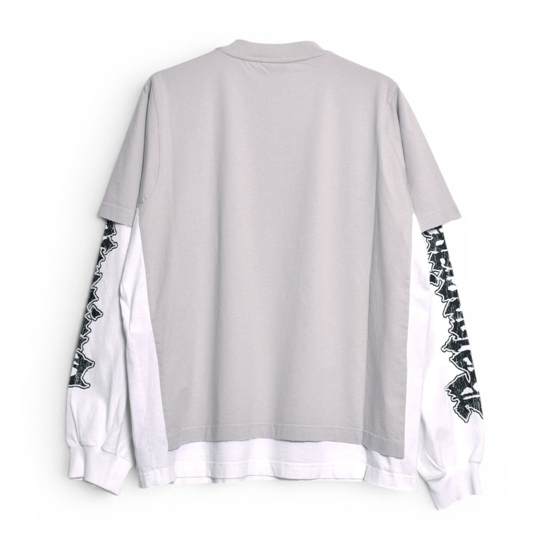 [BALENCIAGA]Hybrid Double T-Shirt /Light Grey(871497TUVD5)