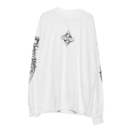 [Basketcase]PAIN,long sleeve/WHITE