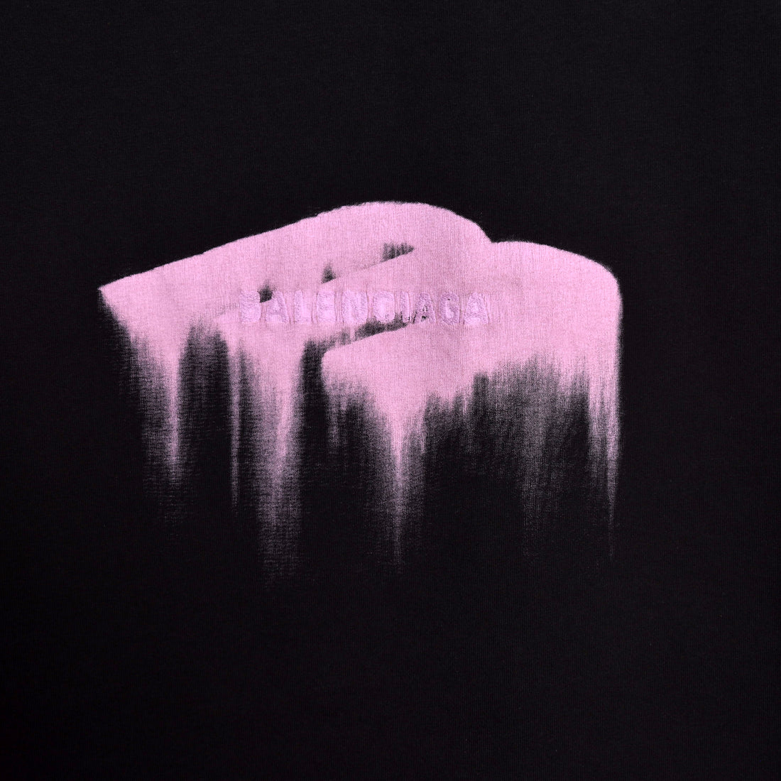 [BALENCIAGA]Wet Brush Oversized T-Shirt/BLACK(850345TUVJ8)