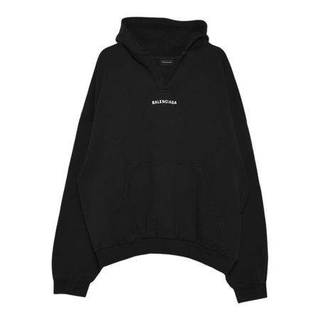 [BALENCIAGA]Polo Hoodie/BLACK/WHITE(827939-TTVJ2)