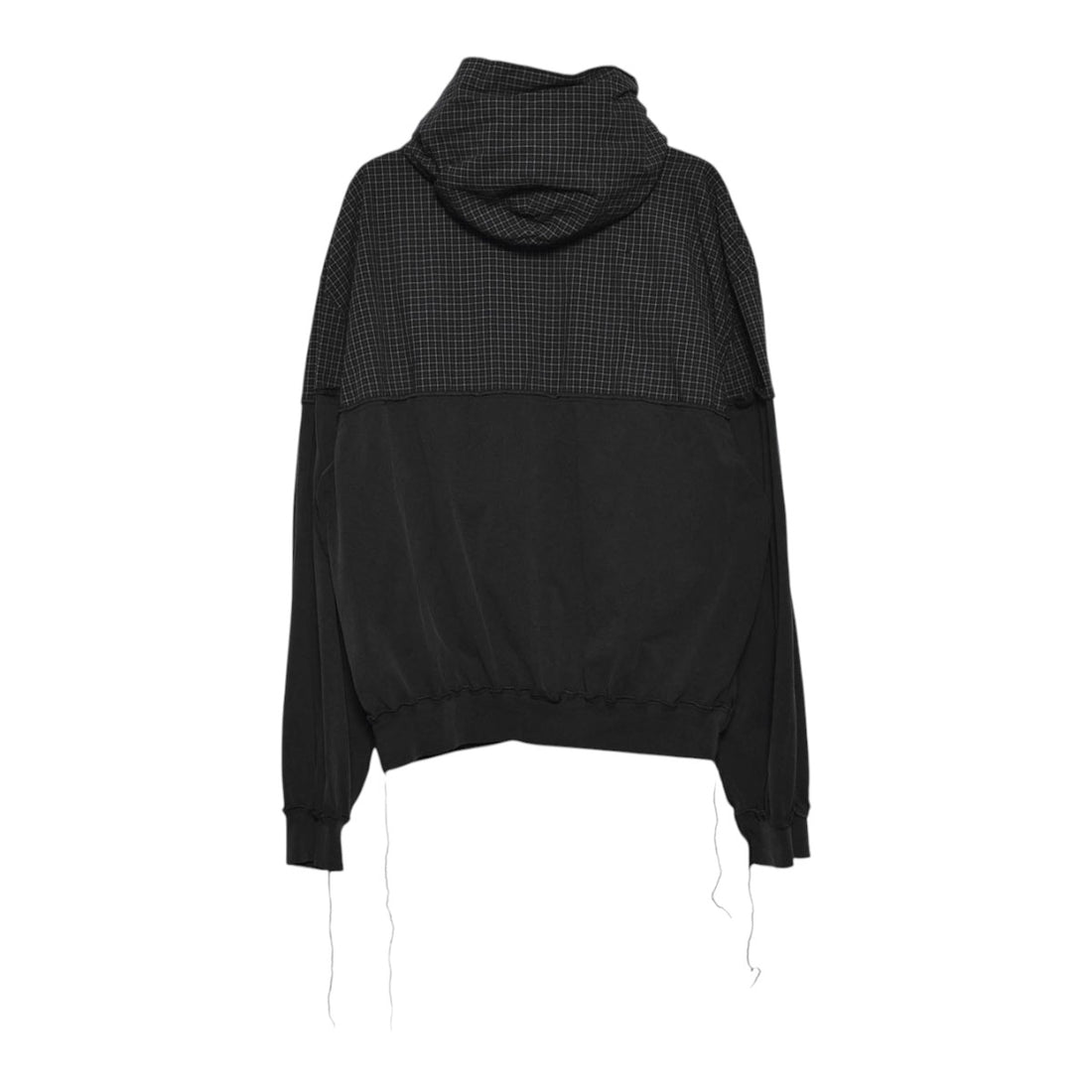 [BALENCIAGA]Patched Hooded Shirt/BLACK(850817-TTM10)