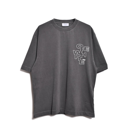 [Off-White]OUTLINE ARROW SKATE S/S TEE/BLACK/WHITE(OMAF24-RTW0013)