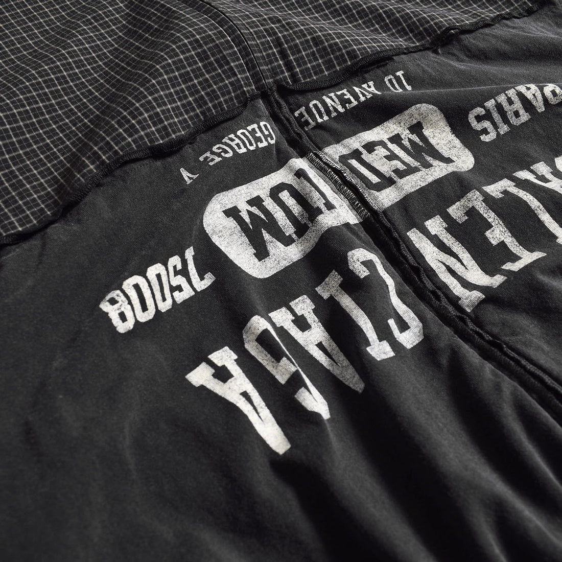 [BALENCIAGA]Patched Hooded Shirt/BLACK(850817-TTM10)