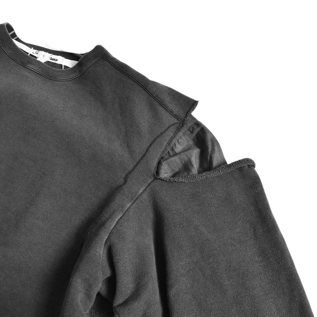 [Midorikawa]C/N SWEAT/BLACK(MID26SS-CU02)