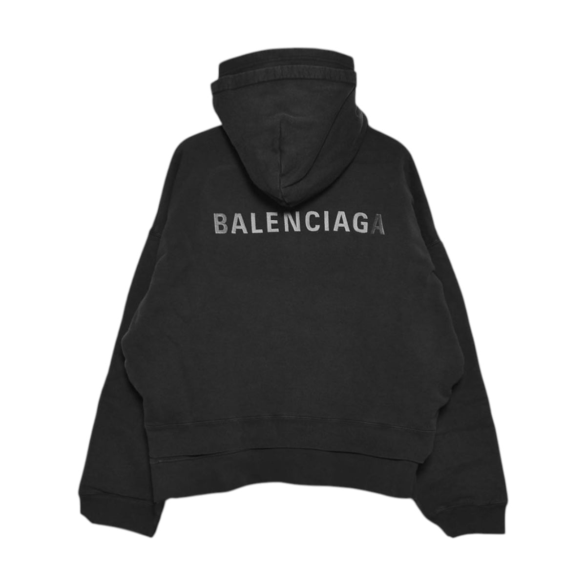 バレンシアガ 長袖 BALENCIAGA]Layered Zip-Up Hoodie/WASH BLACK(858133TSVE4) – R&Co.