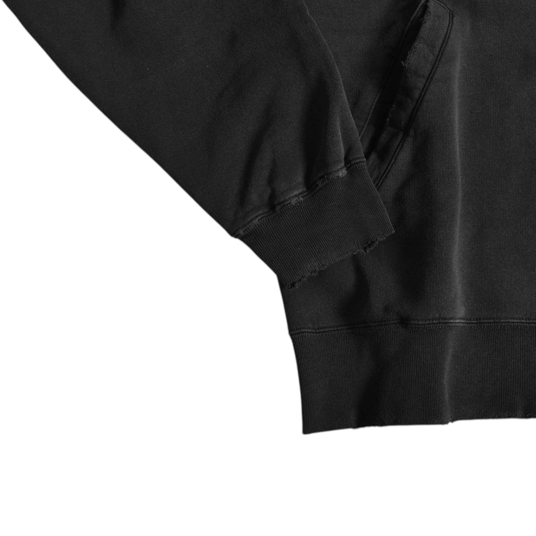 [BALENCIAGA]Oversized Zip-Up Hoodie/WASH BLACK(850338TTVL7)
