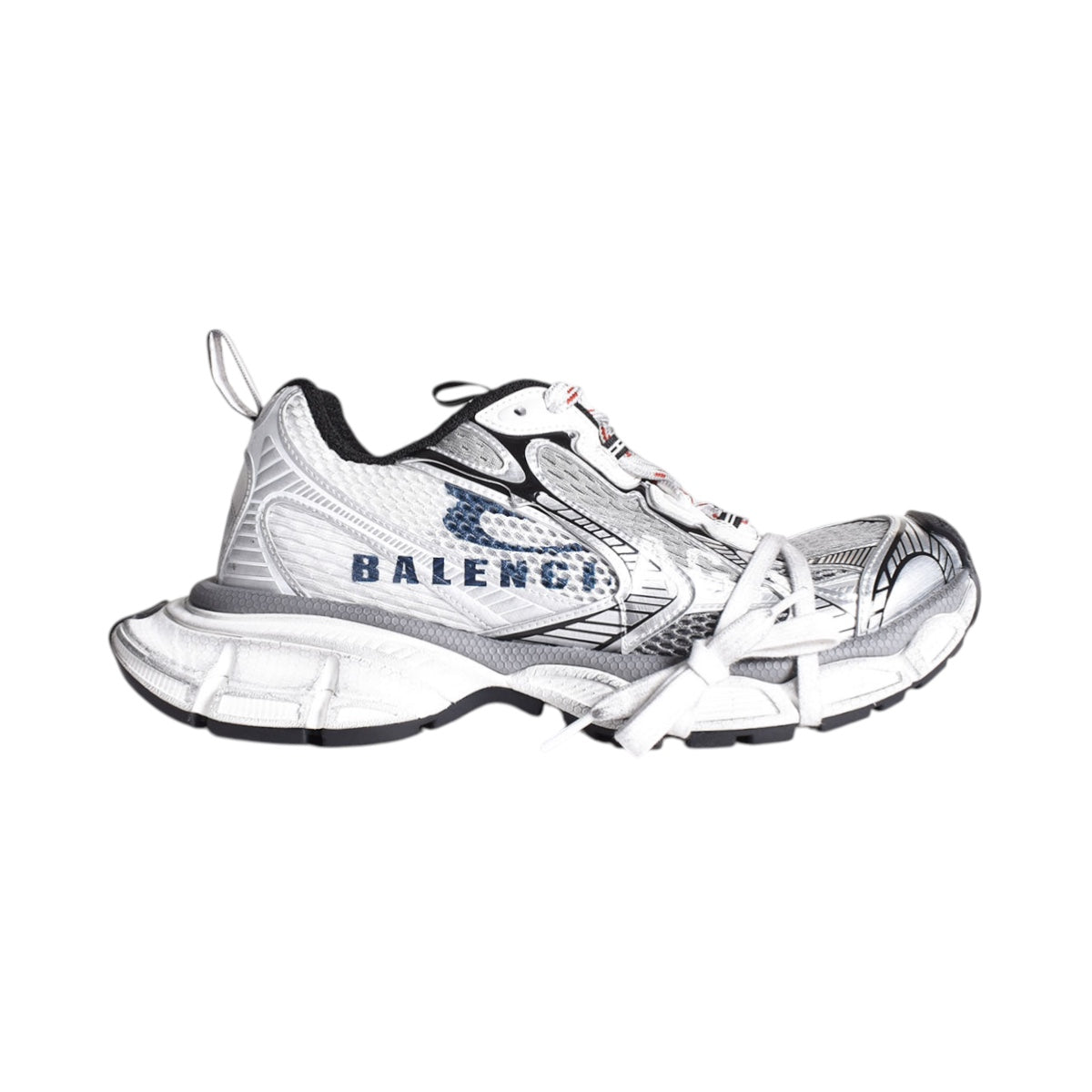BALENCIAGA]3XL SPRIT LOGO/WHITE/NAVY/GRAY(840090W3XSG) – R&Co.