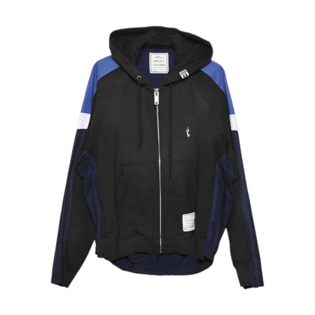 [MAISON MIHARA YASUHIRO]Track Jacket Combined Parka/BLACK(A16PK571)