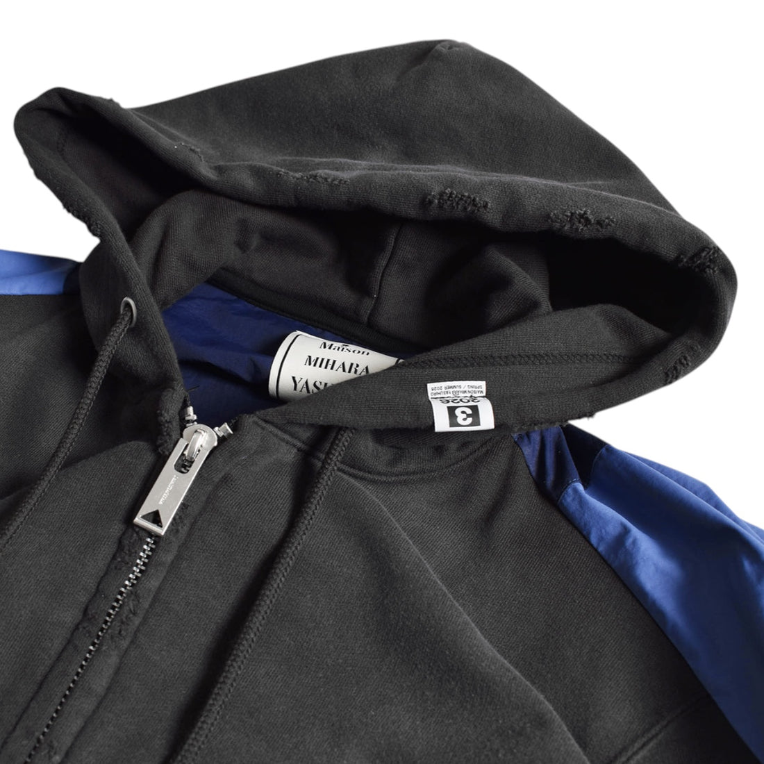 [MAISON MIHARA YASUHIRO]Track Jacket Combined Parka/BLACK(A16PK571)