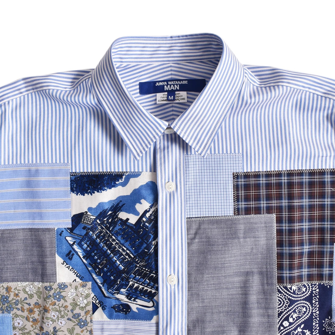 [JUNYA WATANABE MAN]SHIRT/BLUE(WQ-B036-051)
