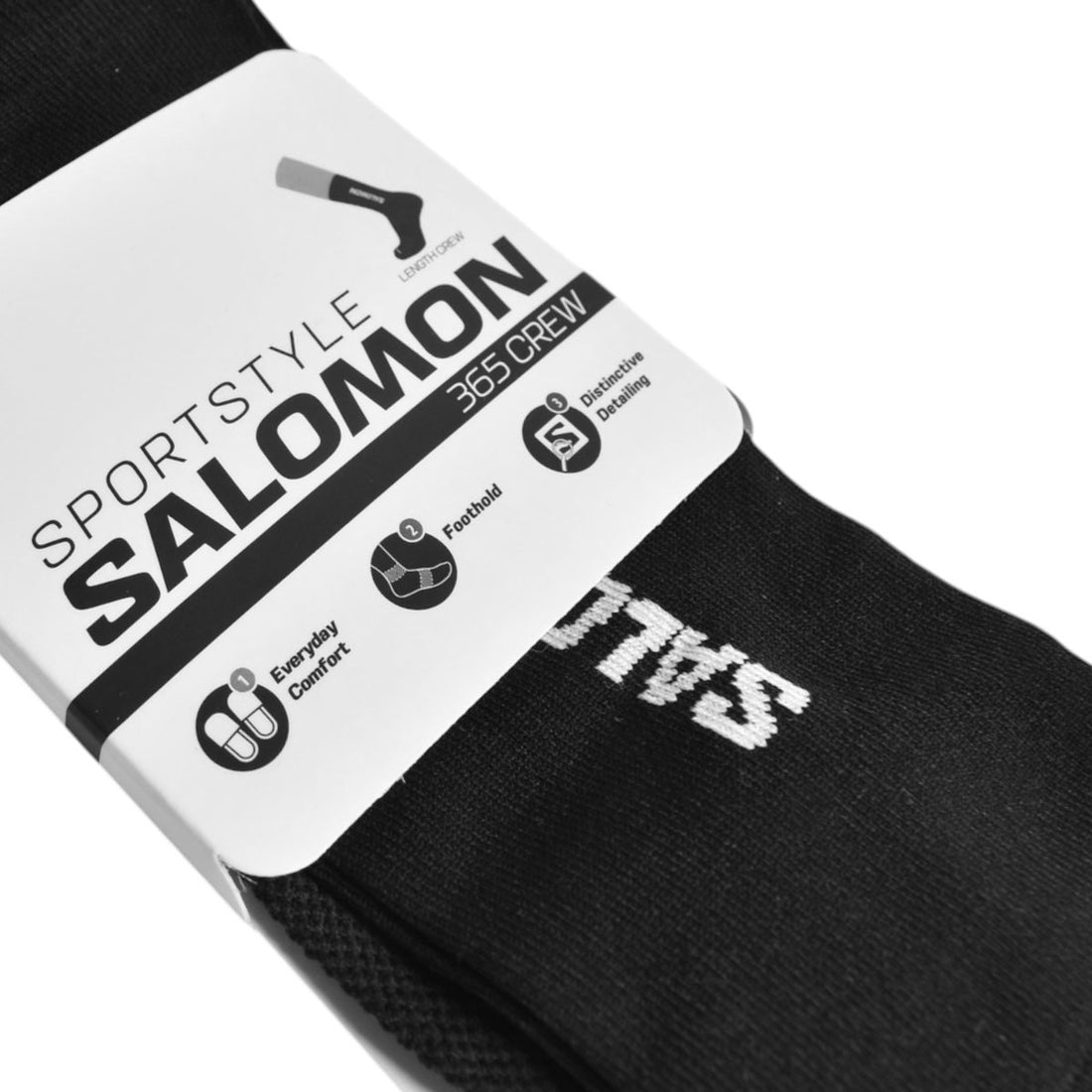 [SALOMON]365 CREW/BLACK/WHITE(LC2085200)