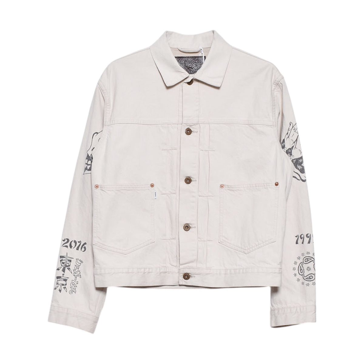 SUGARHILL]TATOO FLASH PRINT DENIM JACKET (26440413) – R&Co.