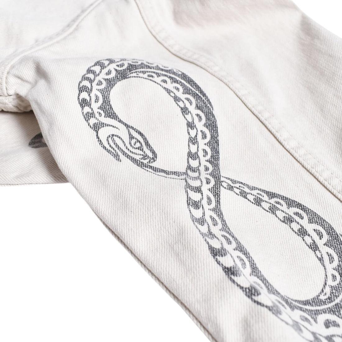 [SUGARHILL]TATOO FLASH PRINT DENIM JACKET/ECRU(26440413)