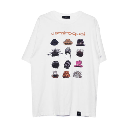 [U/MUSIC]UIZZ-22577/Jamiroquai Hats/SS Tee/WHITE(UM-MK8-0000-019)