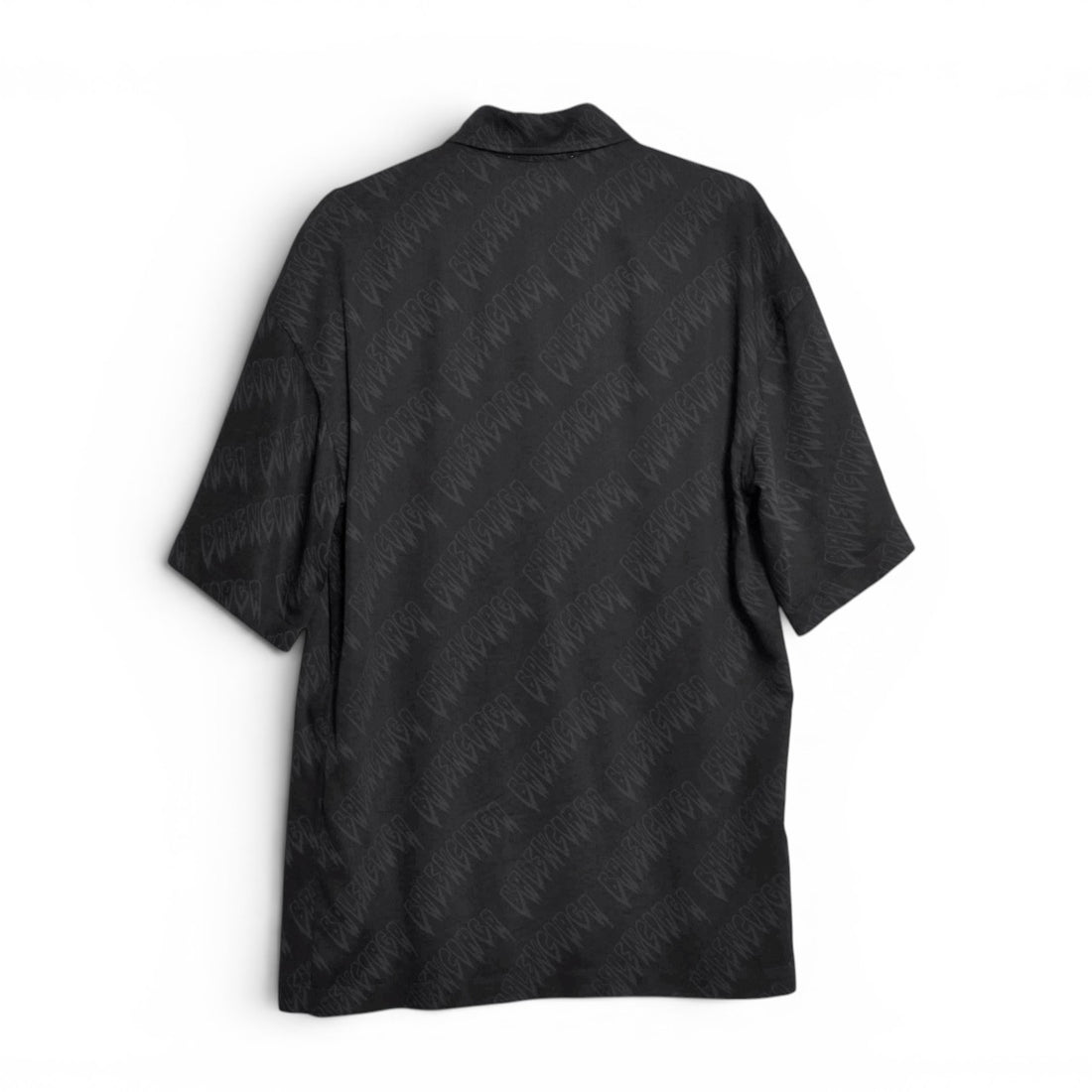 [BALENCIAGA]S/S Large Fit Shirt/BLACK/BLACK(871407TUL02)