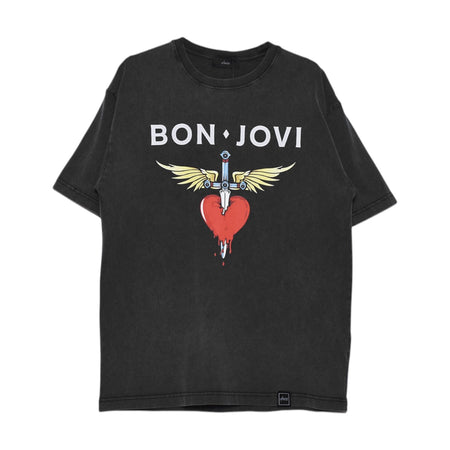 [U/MUSIC]UIZZ-22572/Bon Jovi Slippery When Wet World Tour/SS Tee/BLACK(UM-MK8-0000-014)