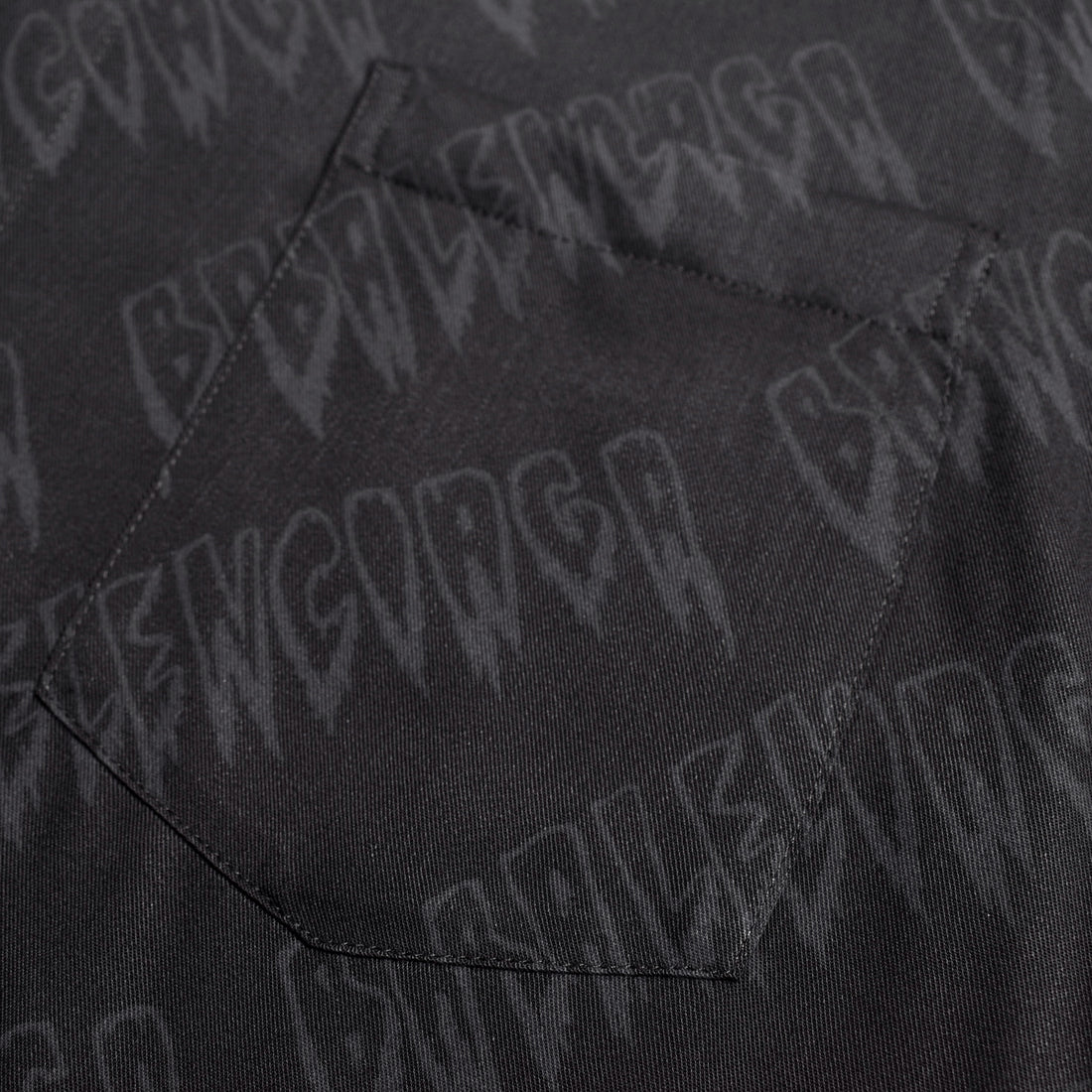 [BALENCIAGA]S/S Large Fit Shirt/BLACK/BLACK(871407TUL02)