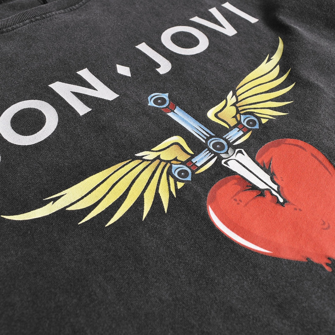 [U/MUSIC]UIZZ-22572/Bon Jovi Slippery When Wet World Tour/SS Tee/BLACK(UM-MK8-0000-014)