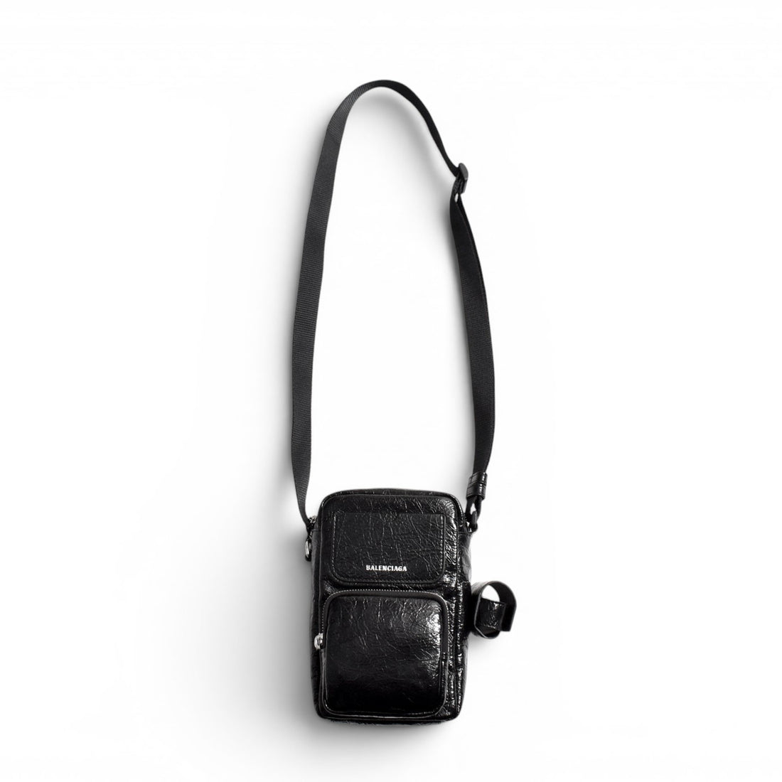 [BALENCIAGA]SUPERBUSY VERTI CROSSBODY BAG/BLACK(867381210C8)