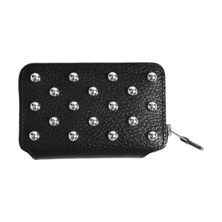 [foot the coacher]SHORT ZIP WALLET CIRCLE/BLACK(FTA1912006)