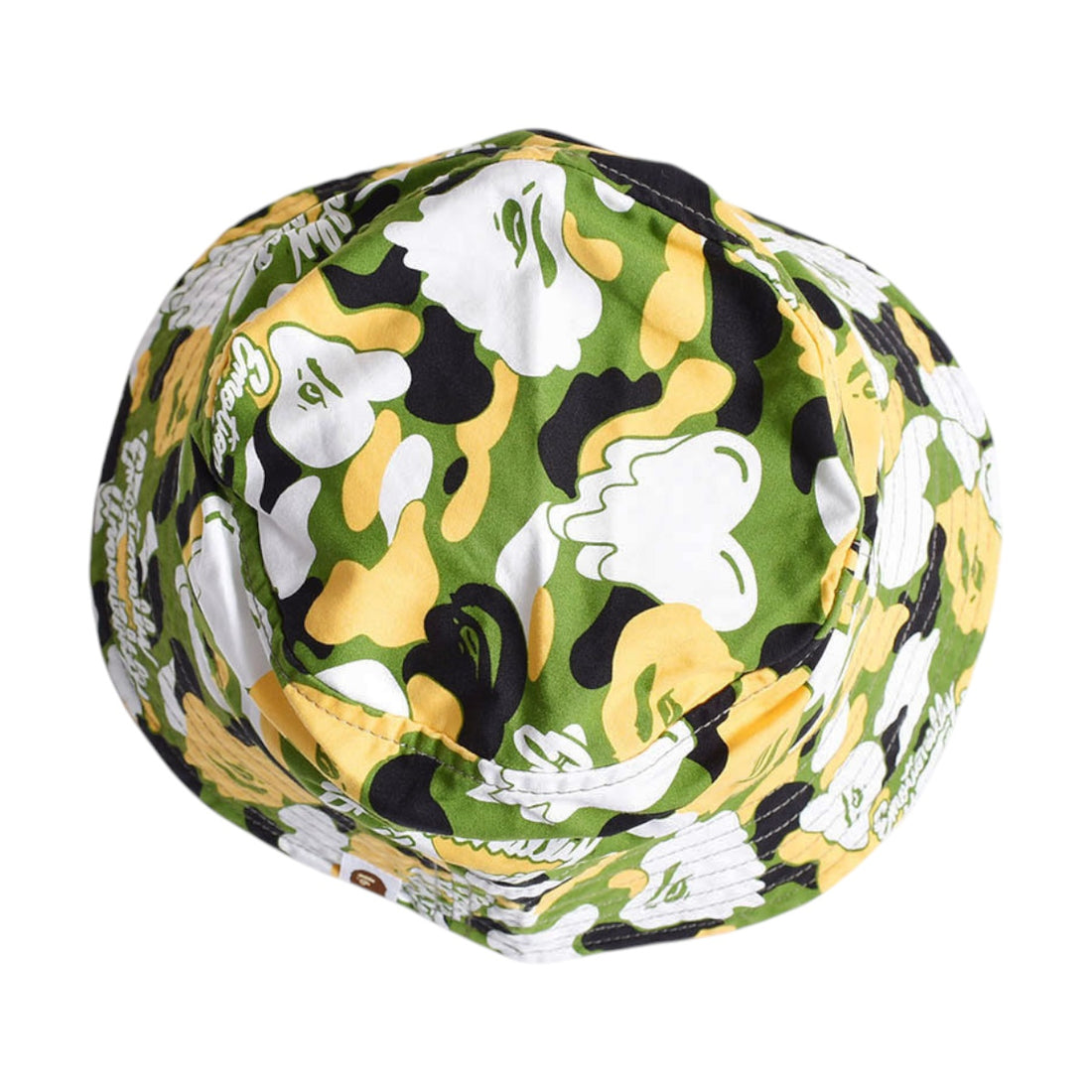 [EMOTIONALLY UNAVAILABLE]× A BATHING APE EU APE ALOHA BUCKET HAT/GREEN(EU-MK8-0000-C14)