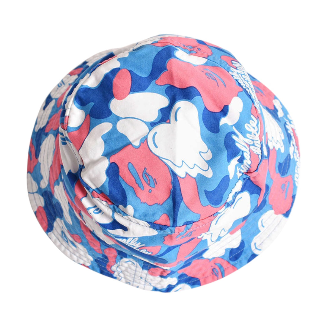 [EMOTIONALLY UNAVAILABLE]× A BATHING APE EU APE ALOHA BUCKET HAT/BLUE(EU-MK8-0000-C13)