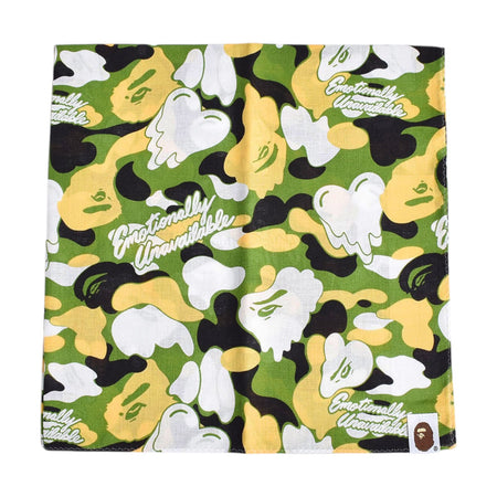 [EMOTIONALLY UNAVAILABLE]× A BATHING APE EU APE ALOHA BANDANA/GREEN(EU-MK8-0000-C11)