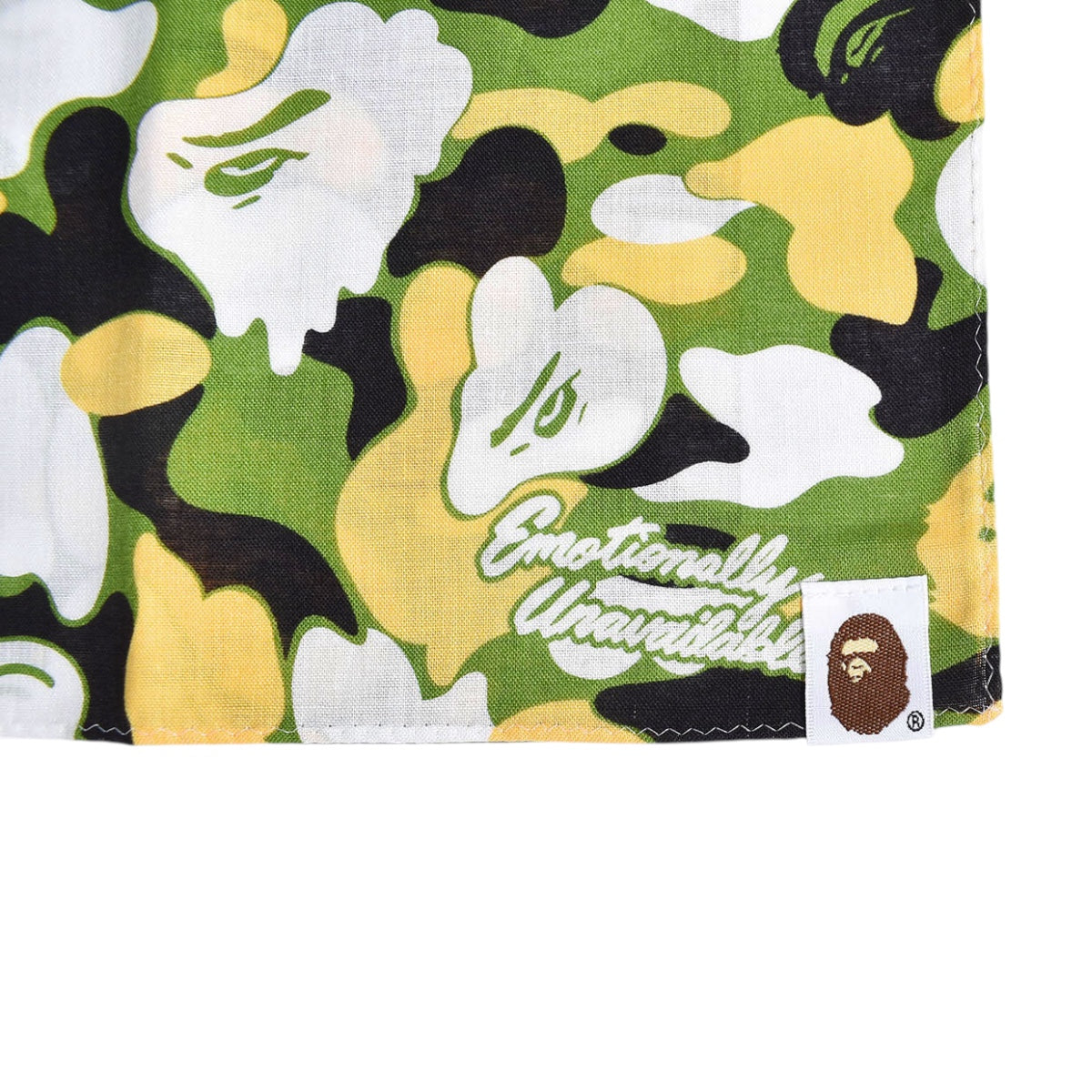 EMOTIONALLY UNAVAILABLE]× A BATHING APE EU APE ALOHA BANDANA/GREEN