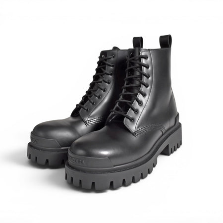 [BALENCIAGA]STRIKE ZIP BOOTIE MATT CALF/BLACK(844967WA960)