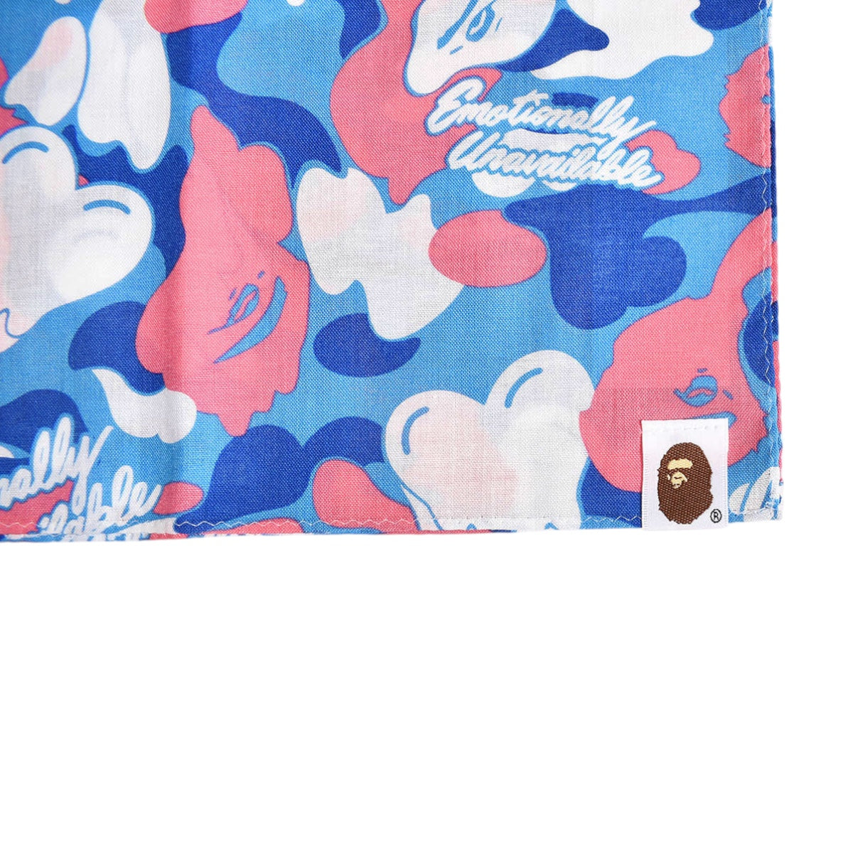 EMOTIONALLY UNAVAILABLE]× A BATHING APE EU APE ALOHA BANDANA/BLUE