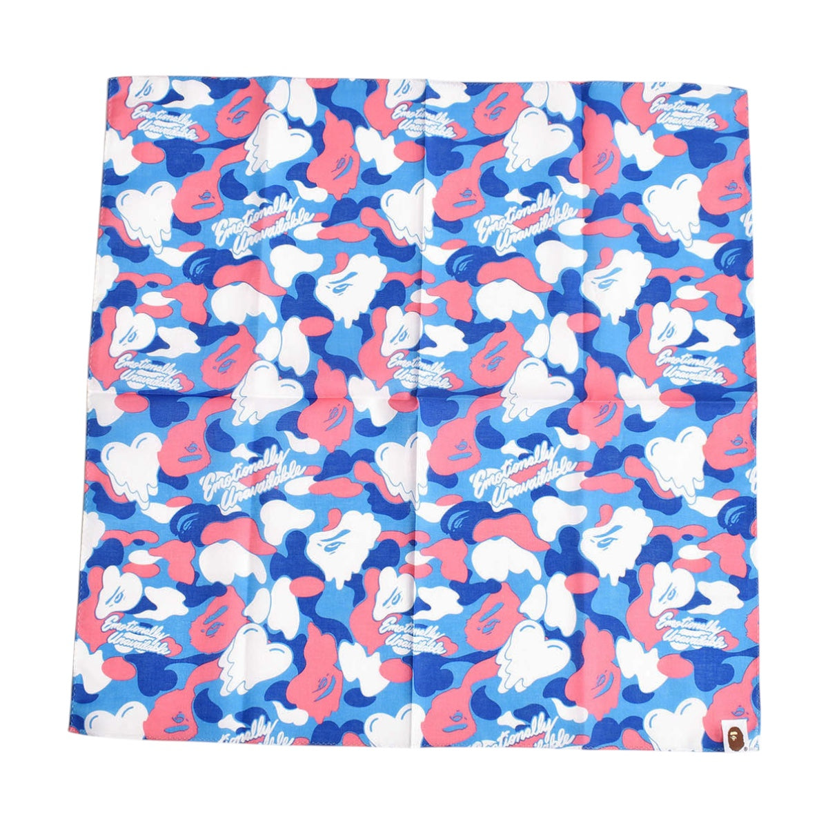 EMOTIONALLY UNAVAILABLE]× A BATHING APE EU APE ALOHA BANDANA/BLUE